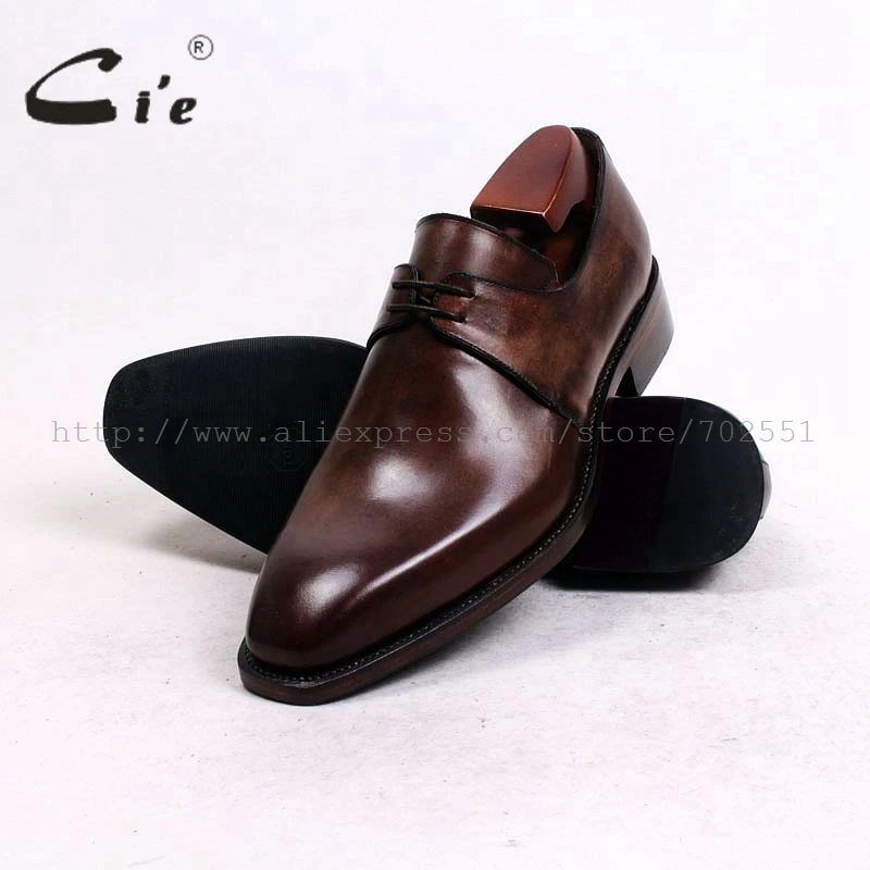 Best cie Square Plain Toe Bespoke Custom Handmade100% Genuine Calf Leather Outsole Men