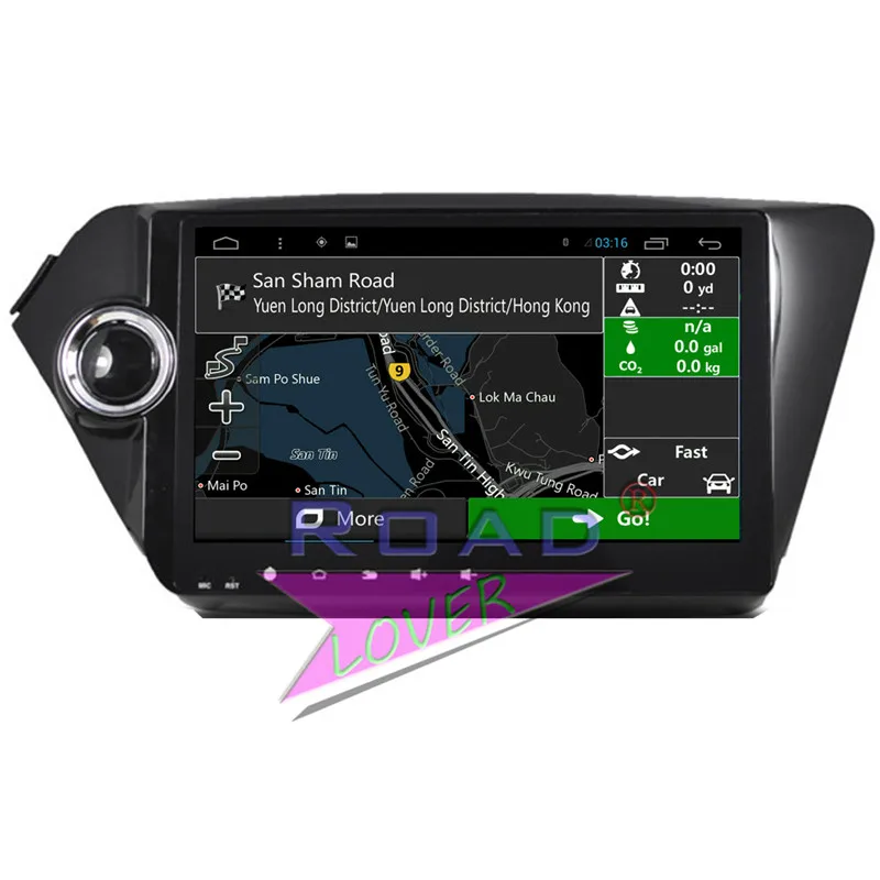 Roadlover Android 6 0 Автомагнитола для KIA K2 RIO 2010 Стерео GPS навигатор плеер 2 Din