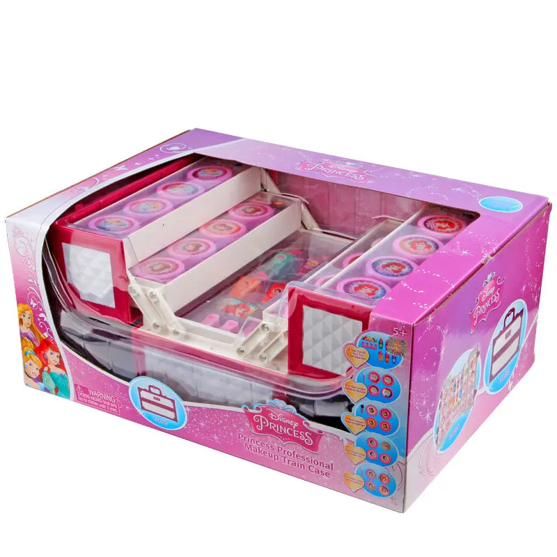 Disney Pretend Play princess frozen Variety Princess Multifunctional Suitcase Children's Cosmetic girls Toys