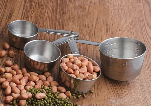 

4pcs/set Stainless steel cheese tools fondue set heat chocolate milk cheese coffee Measure Ware cooking Baking tool necessary