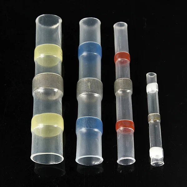50pcs/Lot Waterproof Solder & Seal Heat Shrink Butt Terminals