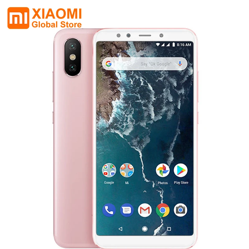 Глобальная версия Xiaomi mi A2 телефон Snapdragon 660 4 Гб 64 5 99 &quot18:9 полноэкранный Мп + МП