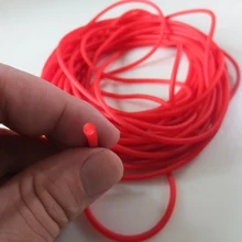 Diameter 2mm stable elastic rubber line 10m rubber line for fishing conventional stage spherical elastic rope tied line fish