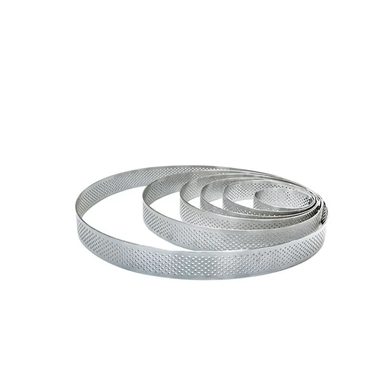 Акция, форма для торта из нержавеющей стали, 5 см, серебряное кольцо для выпечки дома, инструменты для выпекания отверстий, круг, не вытягивается, хорошие формы для самостоятельного выбора