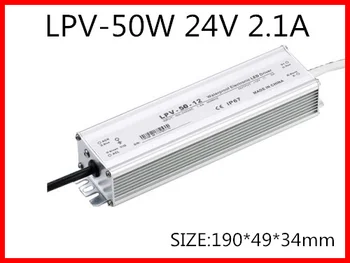 

50W 24V 2.1A LED constant voltage waterproof switching power supply IP67 for led drive LPV-50-24