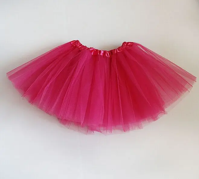 

kids fuschia tutu skirt birthday gift 3 layer tutu skirt