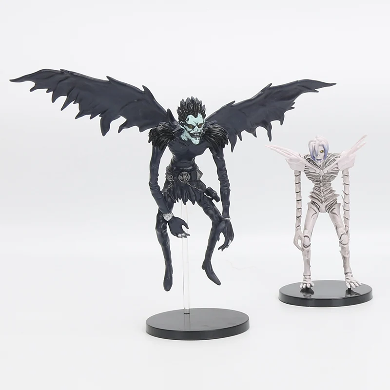 

2ps/set Anime Death Note Small Ryuuku Ryuk Rem Deathnote Ryuuku PVC Action Figure Collection Model Toy Dolls 18CM