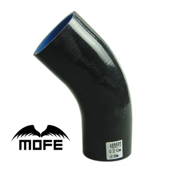

Mofe car 5pcs/lot 2.25"-2.5" 57mm-63mm 3ply 45 Degree Silicone Hose reducer