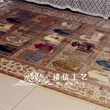 6'x9 'турецкие ручной работы коврики декоративные ручной работы четыре сезона шелковый ковер для гостиной