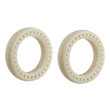 

Luminous Shock Absorber For Xiaomi Mijia M365 Scooter Skateboard Damping Rubber Tires Wheels Tyre Fluorescent Solid Hole Tires