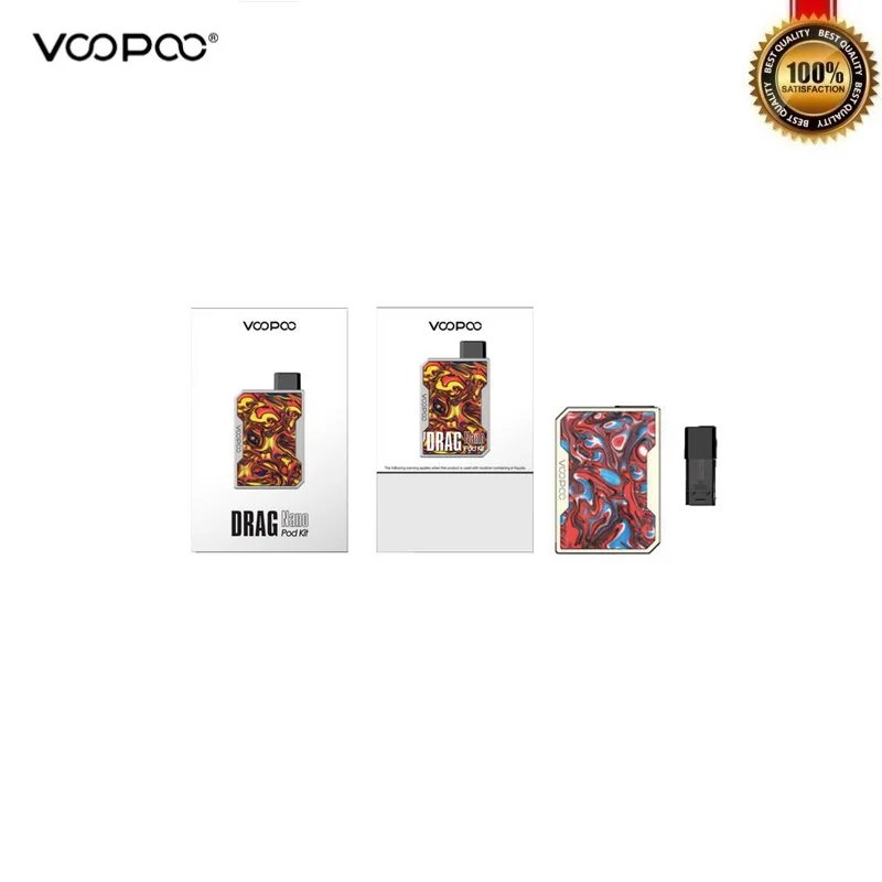Оригинальный набор Voopoo Drag Nano 750 мАч компактный 1 мл Pod встроенный аккумулятор VS