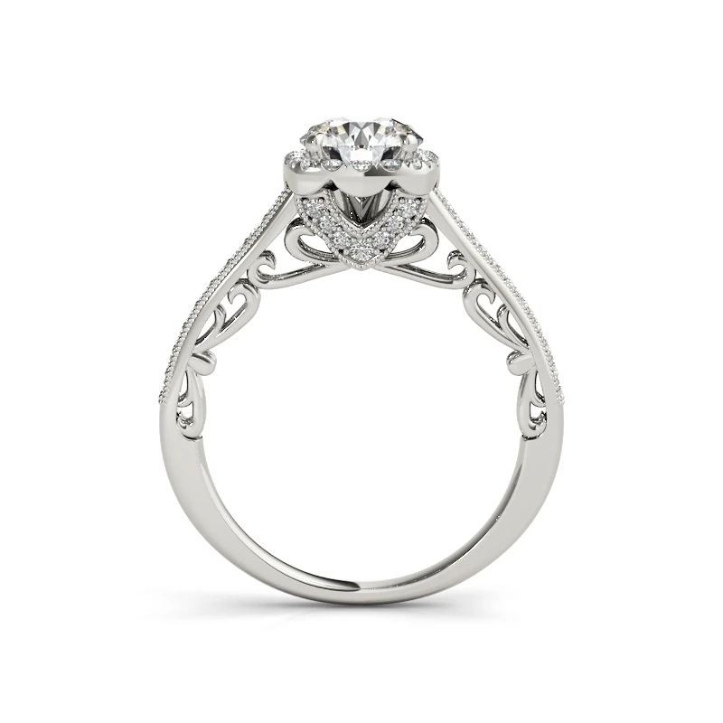 LESF Настоящее серебро 925 проба Halo Кольцо для женщин SONA NSCD Свадебные помолвки Модные перстни ювелирные изделия
