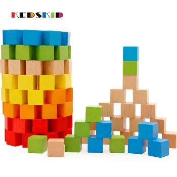 

Wood Cartoon Be riotous with colour Square Stereo jigsaw puzzle toy for children educational toys Gifts Creative toys Puzzle