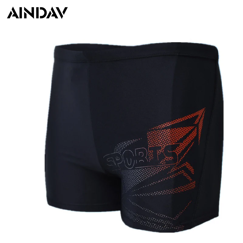 New Arrival Swimwear Men Swimming Boxer Shorts Swim Trunks Male