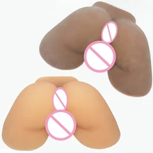 top quality japanese reality 1:1 big silicone ass pussy and ass sex toy fake ass sex toy man masturbator sex products