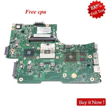Nokotion placa-mãe para laptop, placa mãe para toshiba satélite l650 l655 placa principal v000218140 v000218130 hm55 ddr3 hd5470 gpu com cpu grátis