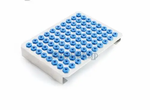 

Hot Sale Dental 80-Holder Tray for Implant Drill Bur Organizer Holder Box Tray