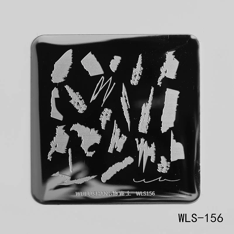 Весна Дерево серии ногтей штамповки пластины цветок лист шаблон квадратная пластина с изображениями для нейл-арта - Цвет: WLS156