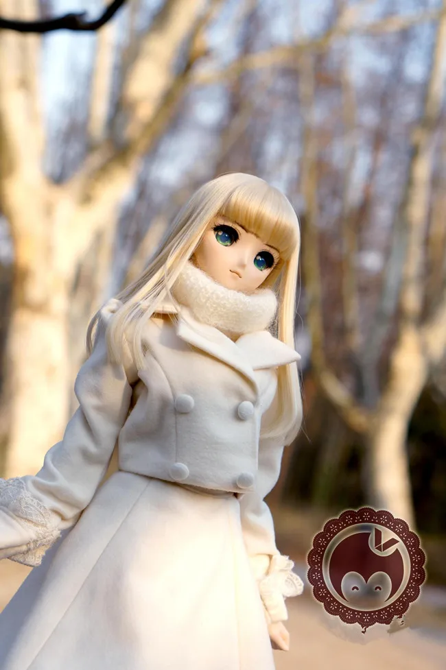 Модное шерстяное двубортное пальто в скандинавском стиле для BJD 1/3 SDVR SD10 SD13 SD16 Одежда для кукол CW28