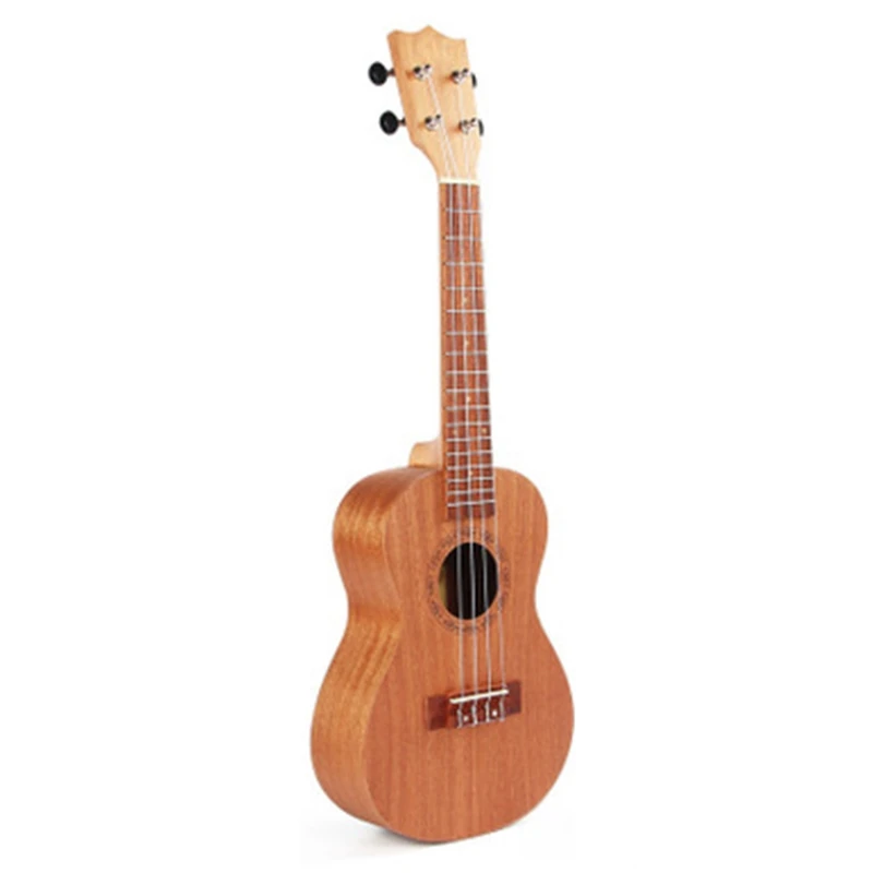 Wood Sapele Деревянный 23-дюймовый шпон Ukraini начинающих на гитаре инструмент - Цвет: Wood Sapele