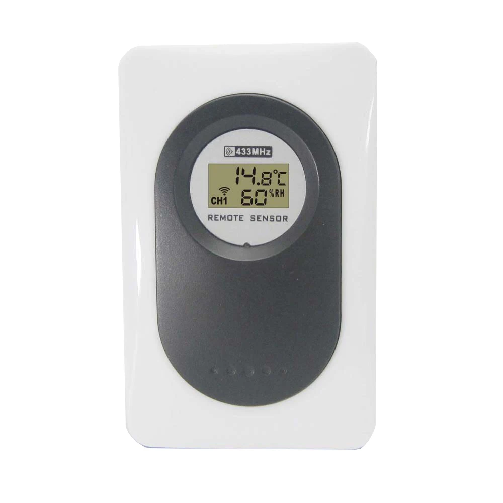 

Wireless Sensor With Temperature Humidity Digital Display Matching Thermometers Remote Sensor-EZ7B