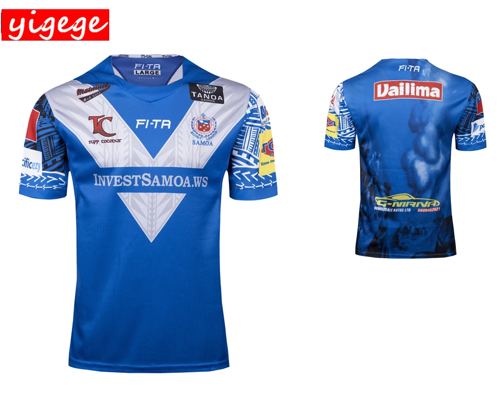 2017 2018 New Zealand SAMOA rugby Jerseys World Cup Rugby League shirt samoa shirts s-3xl