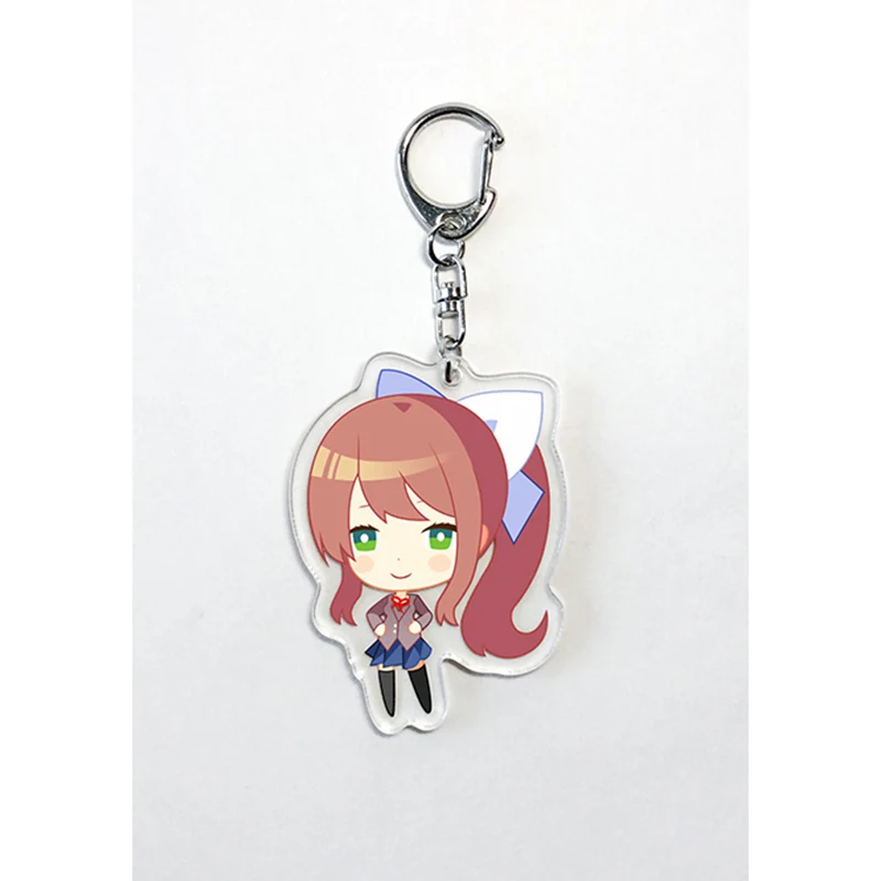Игра ROLECOS Doki Literature Club Monika Natsuki Sayori Yuri аксессуары для косплея акриловый кулон