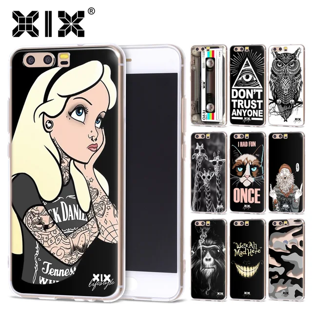 Best Offers For Huawei P20 Lite Case Tattoo Cover for Huawei P10 Lite Case 2017 Original for P8 P9 P10 P20 Lite Pro Plus Mate 10 Lite Case