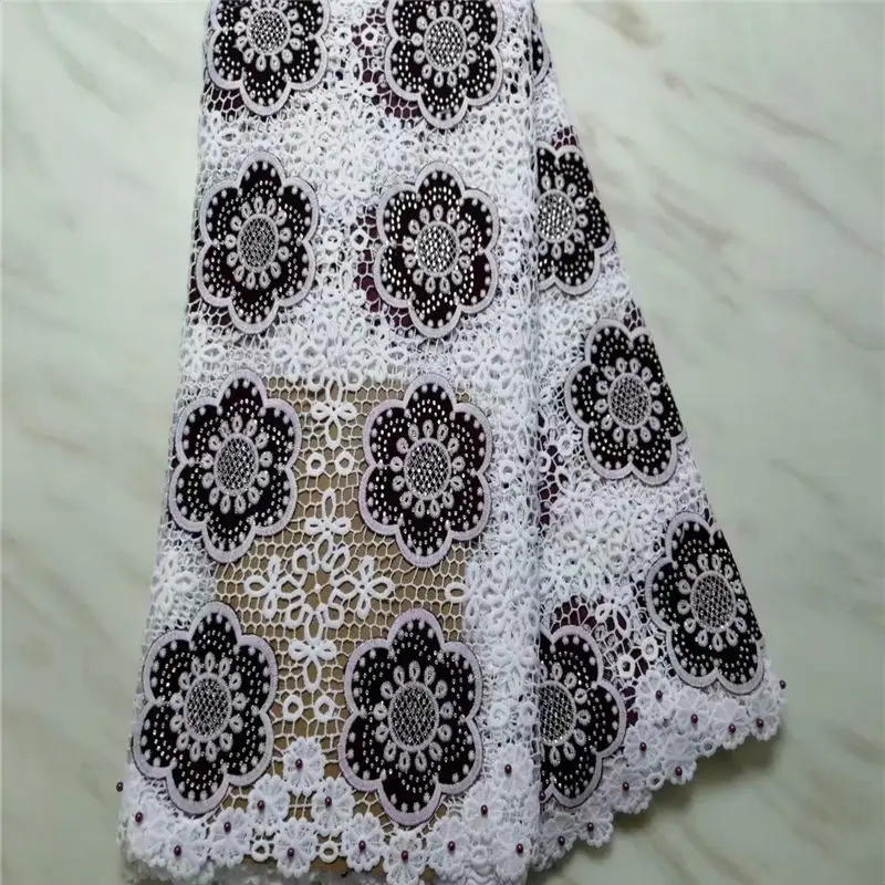 

PL!Latest African Lace 2019 Nigerian Guipure Lace Fabric With Stones High Quality Yellow African Velvet Lace Fabric ! L30925