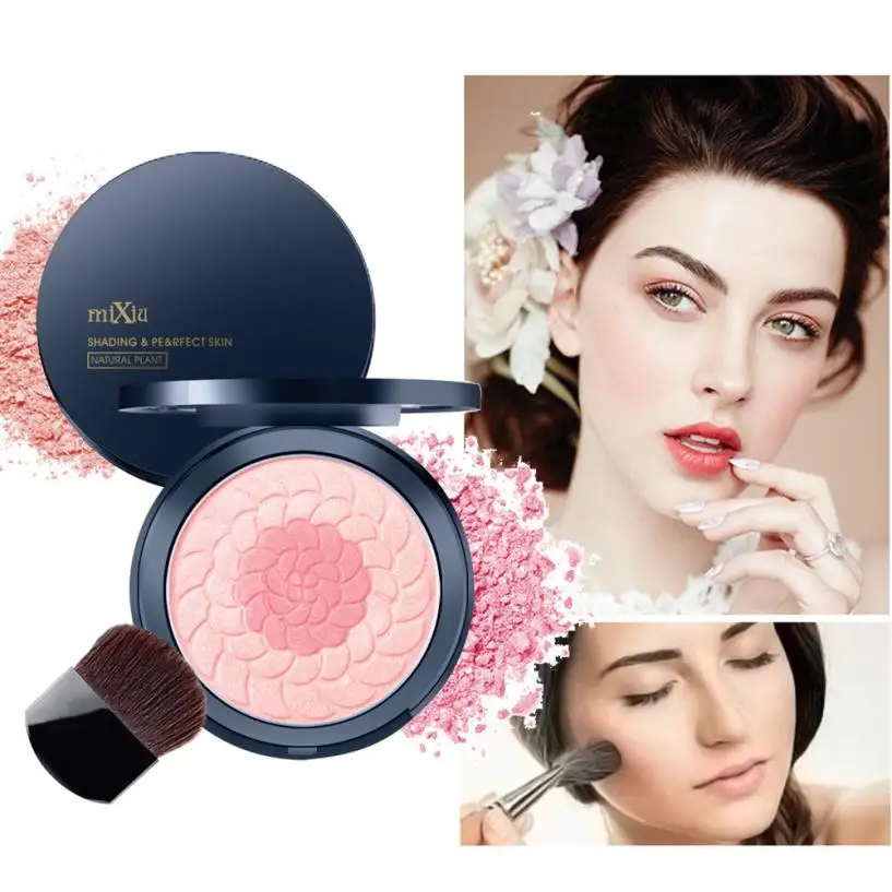 

Blusher Women Hot Blush Palette Face Makeup Baked Cheek Color Blusher Professional Sensitive Long-lasting Dropshipping