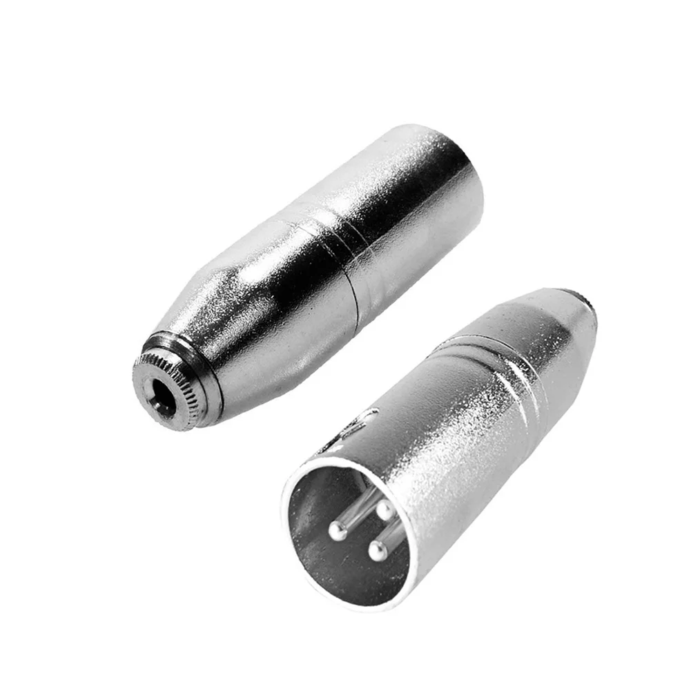 Новый XLR 3 контактный штекер на 5 мм TRS гнездовой разъем для микрофона Аудио Стерео