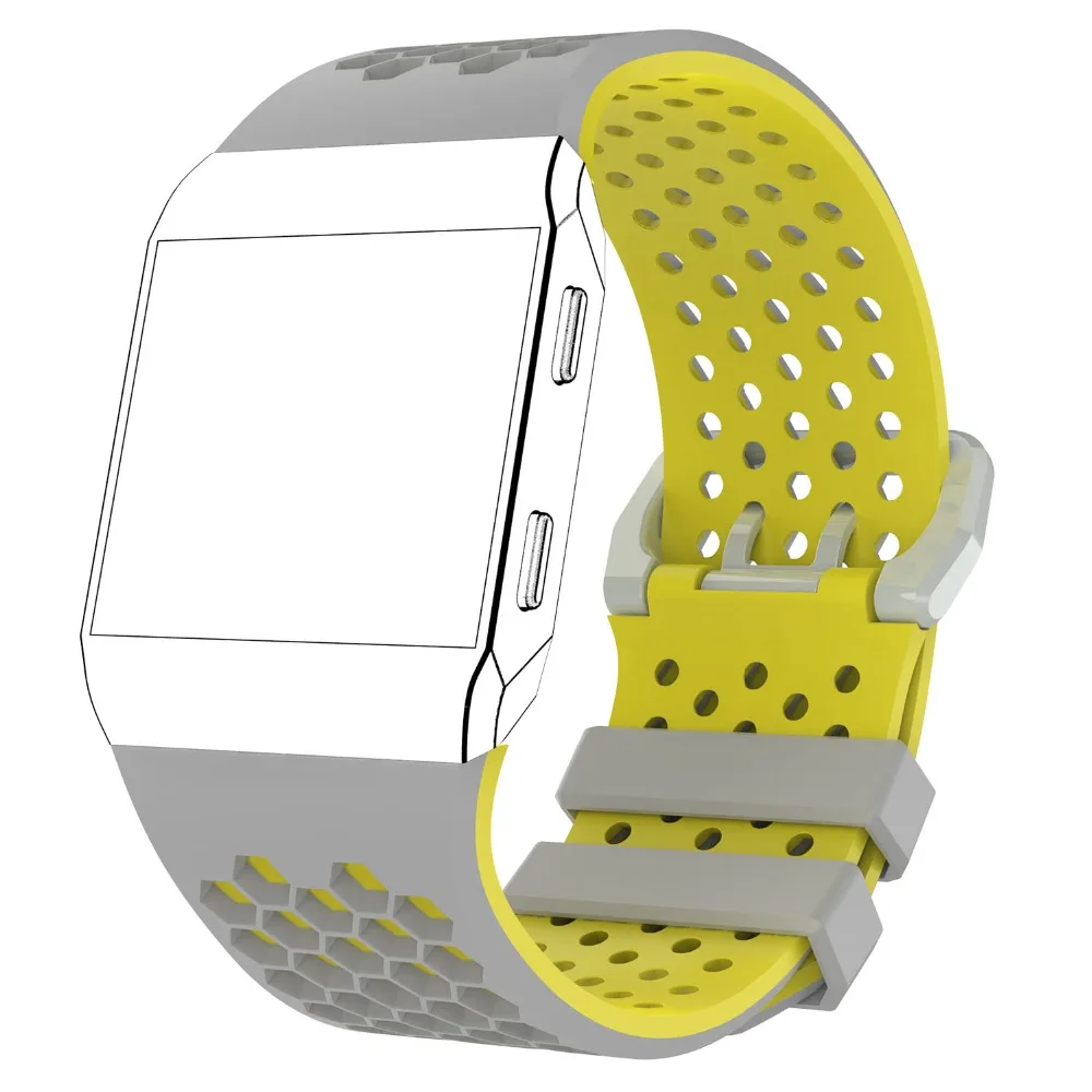  Ventilate Silicone Sport Watch Band Strap For Fitbit ionic Smart Watch Adjustable Replacement Brace - 32968274690