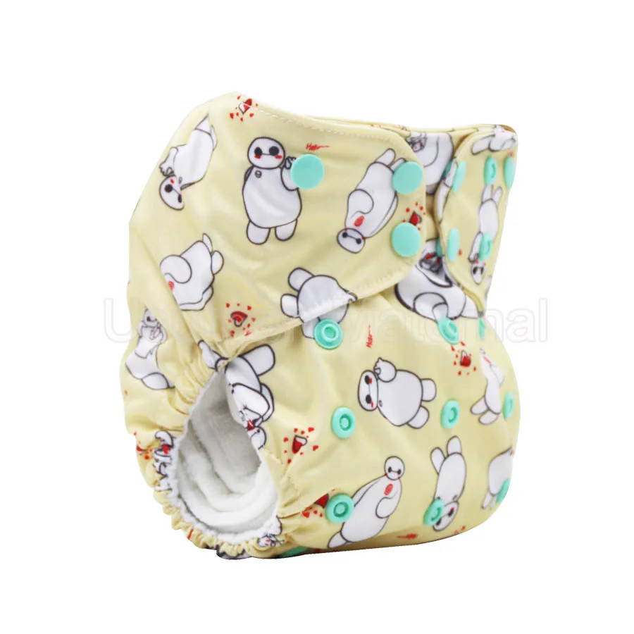 [Usurpon] 1 шт. Детские ткань пеленки с карманом и двойной ногу ластовица детские пеленки ткань пеленки стирать тканевые подгузники детские - Цвет: XJ02