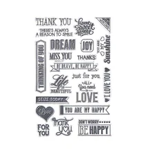 Прозрачный чистый штамп для скрапбукинга любовь стиль узор полоса DIY Скрапбукинг/изготовление открыток/рождественские украшения