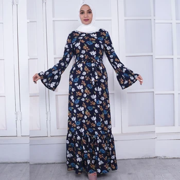 

Vestidos 2018 UAE Kaftan Abaya Dubai Islam Turkey Arabic Long Chiffon Maxi Hijab Muslim Dress Women Robe Musulmane Longue Jurken