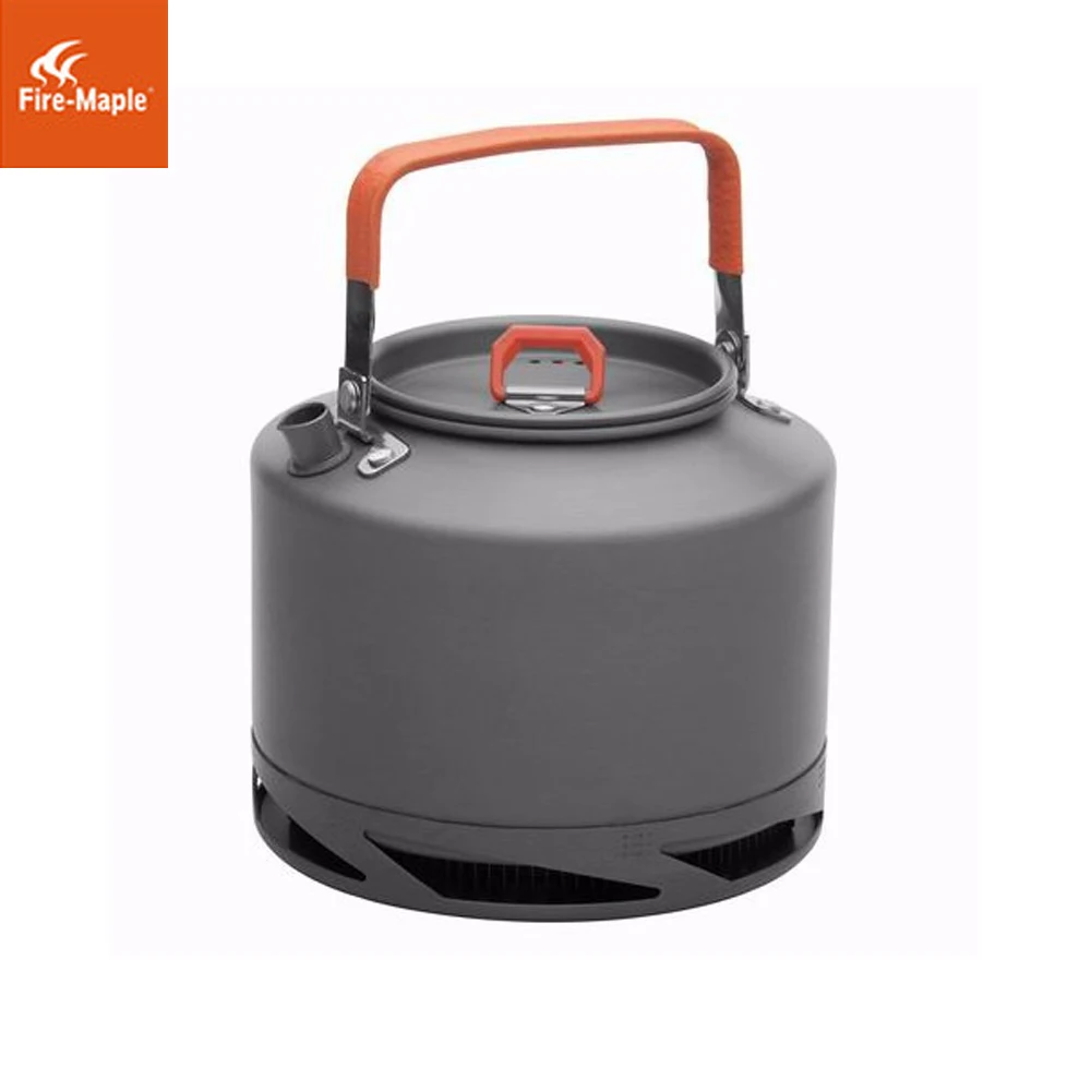 De arce de fuego al aire libre intercambiador de calor que acampa hervidor de olla de té café olla de agua 0.8L 1.5L FMC-XT1/FMC-XT2