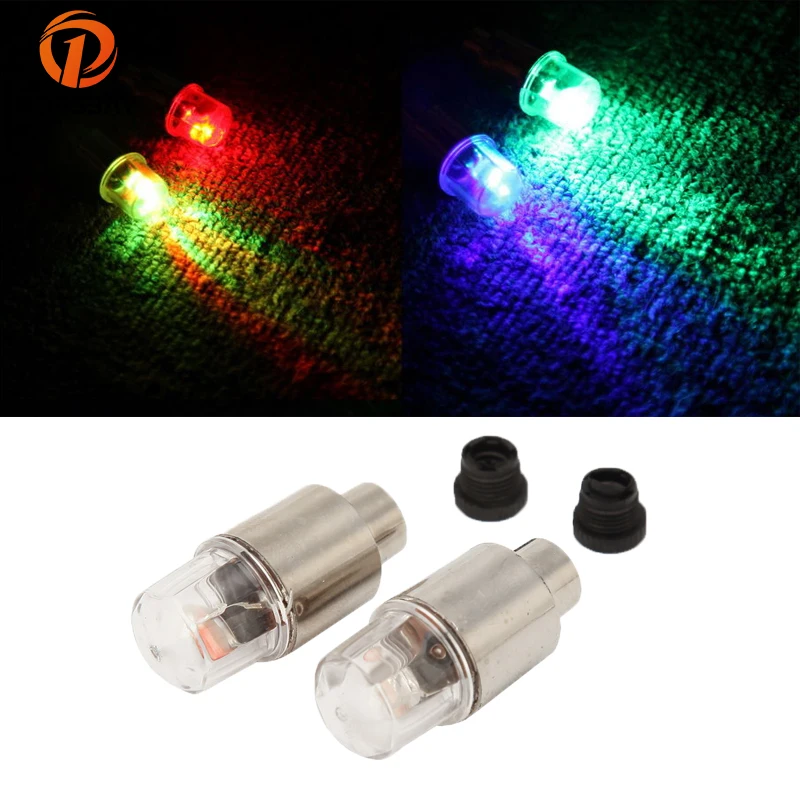 

POSSBAY Car Air Bule LED Valve Cap Stem Lights Lighting Car Tyre Light Caps Cover Motorcycle Bike Rim Cover