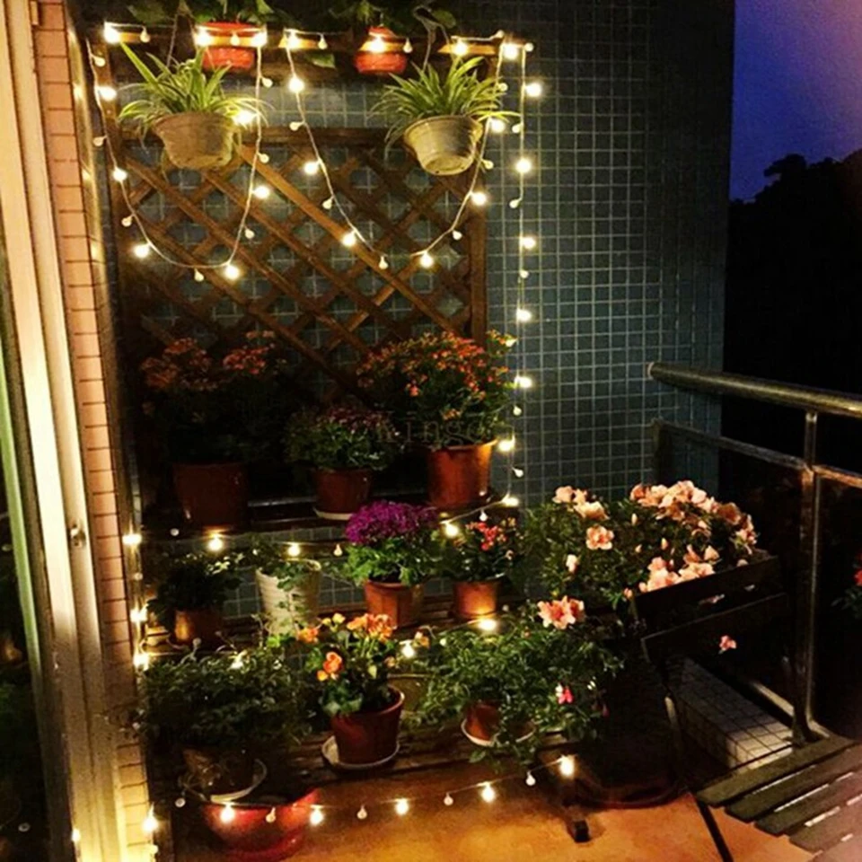 AC110/220 В, 10 м, 30 м, 50 м, гирлянда, светодиодные сказочные огни, праздничный шар, гирлянды, Рождественская елка, огни для праздника, вечерние звезды