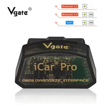 Vgate iCar Pro ELM 327 Bluetooth/wifi OBD2 сканер для диагностики автомобиля elm327 2,1 obd 2 obd2 диагностический инструмент сканирующий инструмент pro odb2