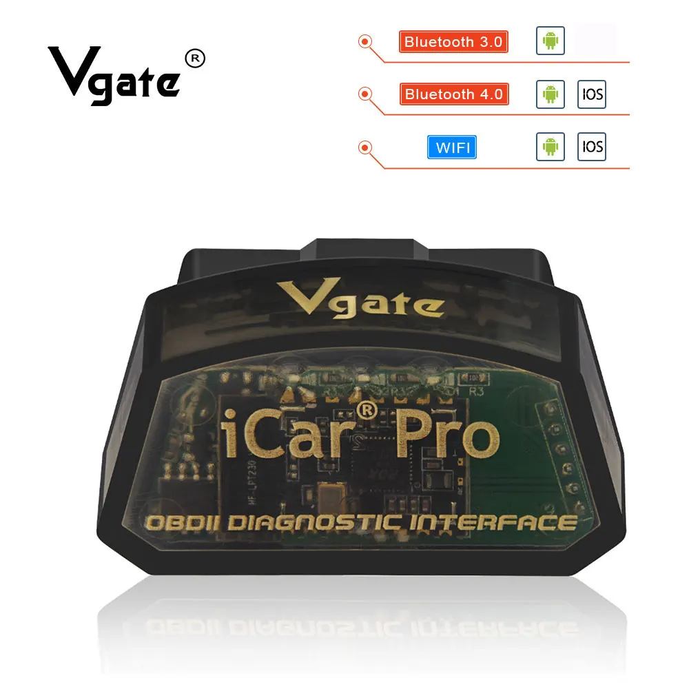 Vgate iCar Pro ELM 327 Bluetooth/WIFI OBD2 сканер диагностики автомобиля elm327 2,1 obd 2 obd2 диагностический инструмент сканирования pro odb2 горячая распродажа|Считыватели кодов и сканеры|   | АлиЭкспресс