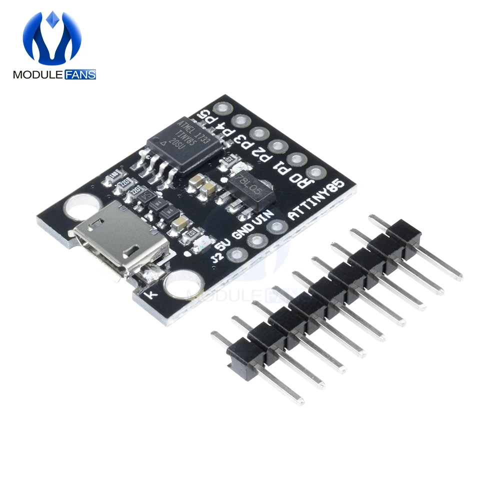 Макетная плата ATtiny ATtiny85 Micro USB модуль для Arduino IIC I2C TWI SPI микроконтроллер малой