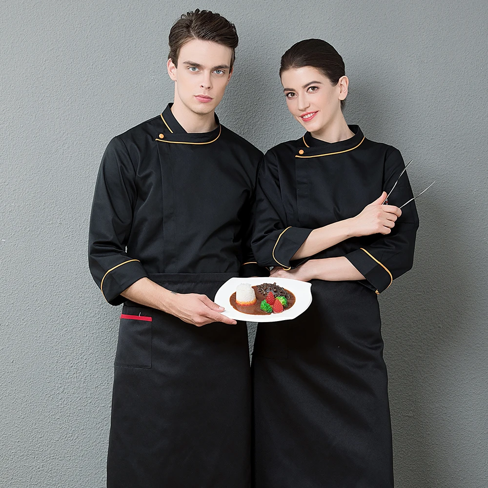 Костюм повара Ресторан кухонная Униформа барбекю кухня высокого качества одежда для повара шеф-повара куртка белая