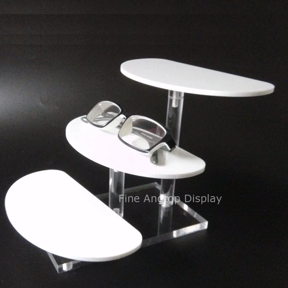 Assembled Acrylic Sunglasses Display Stand Shelf Eyeglass Showcase Rack Jewelry Holder Jewelry Cosmetic Display Props factory directly sell sunglasses display rack acrylic tier display stand for eyeglass window show jewelry product display props