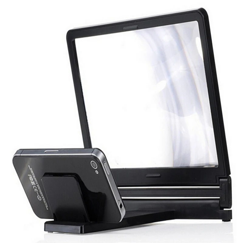 3D видео экран усилитель мобильный увеличитель для экрана телефона Защита глаз дисплей складное устройство для увеличения подставка держатель