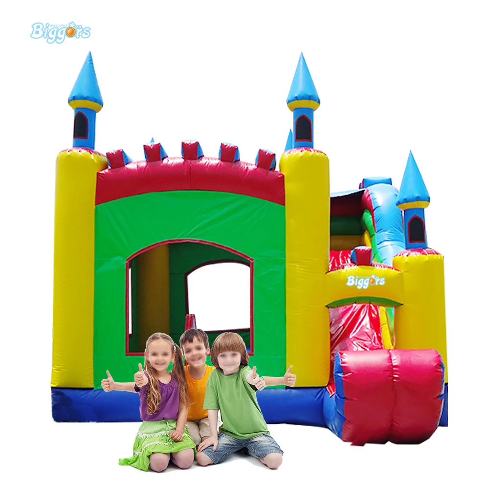 Durable Inflatable Kids Game Bouncy Castle Bounce House Slide With Blowers