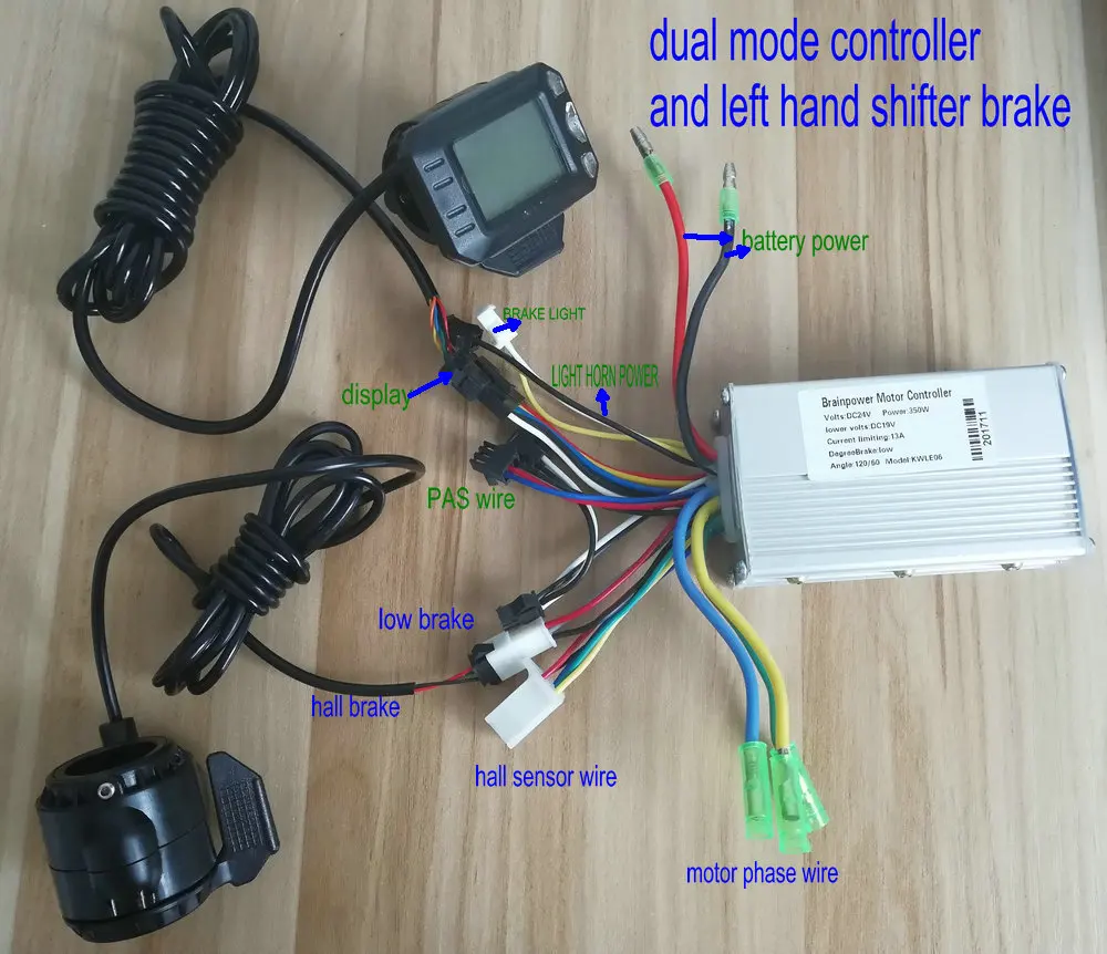 DUAL MODE WITH LEFT hand brake