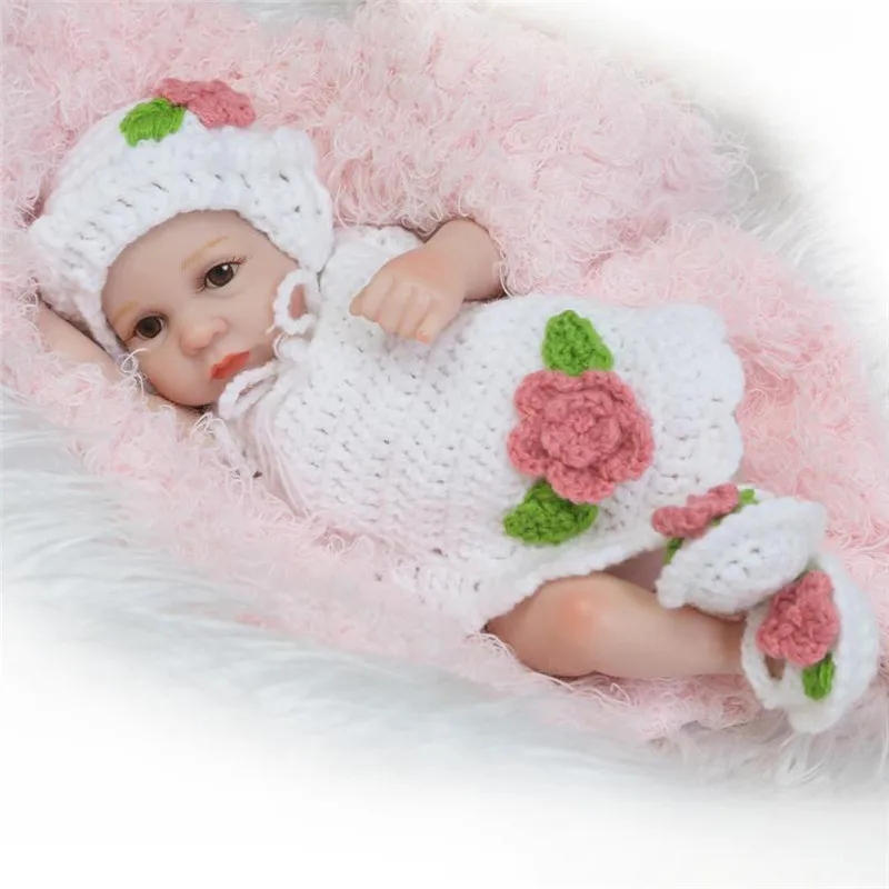 Lifelike Renascer Baby Doll 26 cm Boneca Recém-nascidos Crianças Playmate Da Menina de Presente de Aniversário