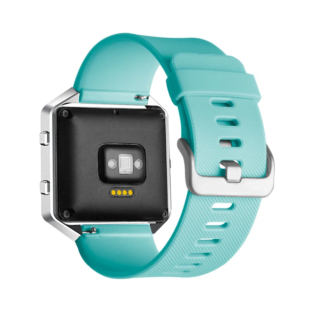 Силиконовый ремешок для fitbit blaze, сменный браслет, браслет на запястье, ремень Correa, умные часы, резиновый ремешок для часов+ металлическая пряжка