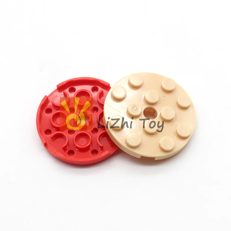 

MOC Brick Parts 60474 Plate Round 4 x 4 with Hole Classic Piece Building Block Toy Accessory