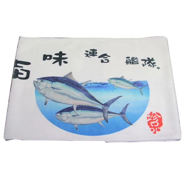 

ILURE Sports outdoor fishing towel microfiber printing sweat breathable towel color:Joint fleet Size:67.8 * 28.5cm